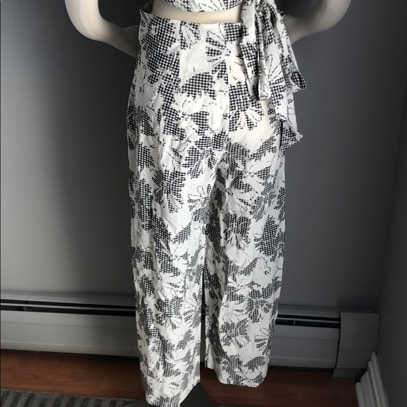 NWOT Free People print two piece pant set - Picture 6 of 8